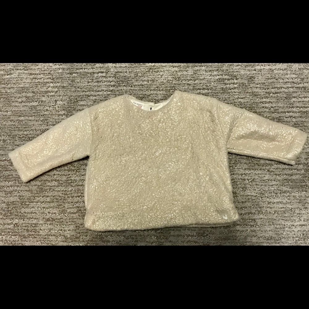 Zara gold flaked sweater
